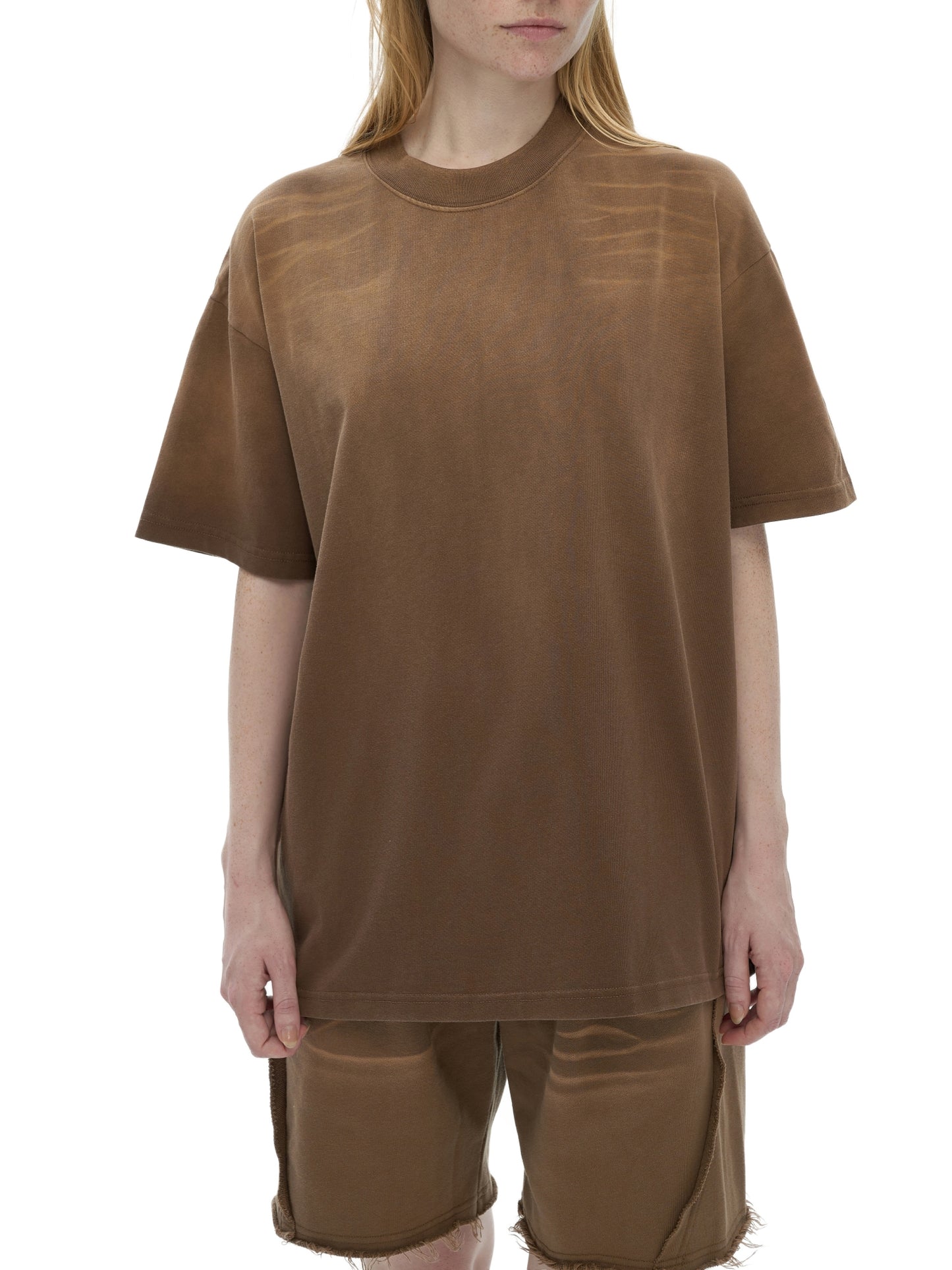 tiger stripe gradient washed t-shirt