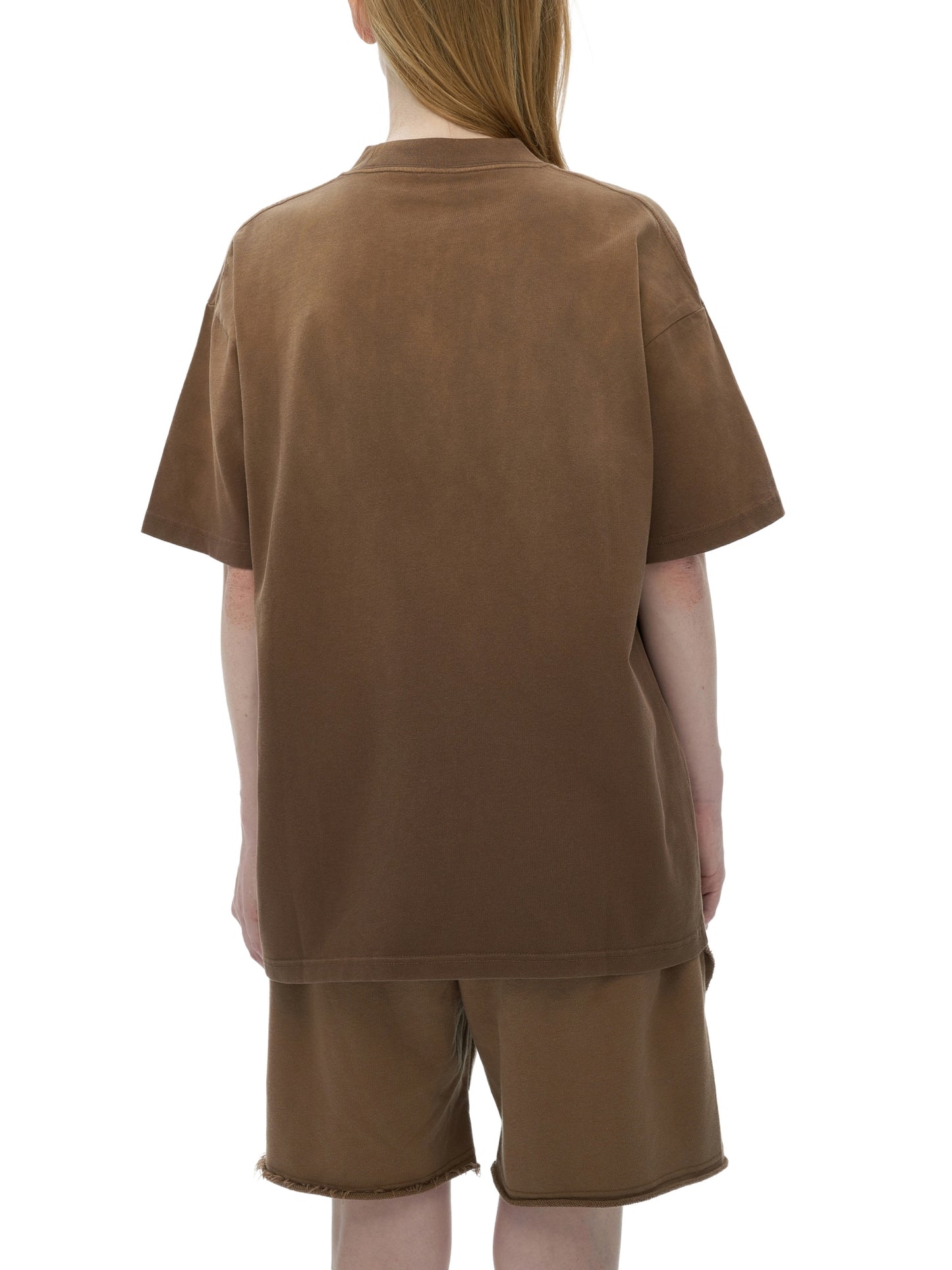 tiger stripe gradient washed t-shirt