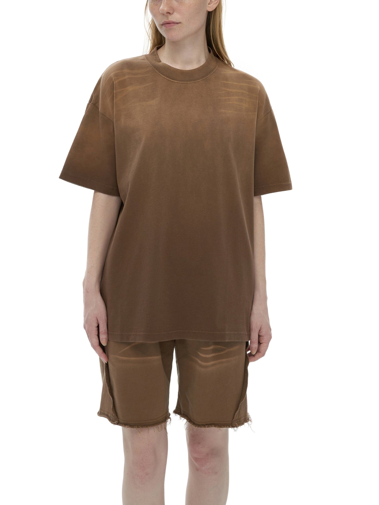 tiger stripe gradient washed t-shirt