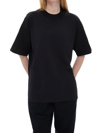 Heavyweight Knitted Round Neck T-Shirt 305 GSM