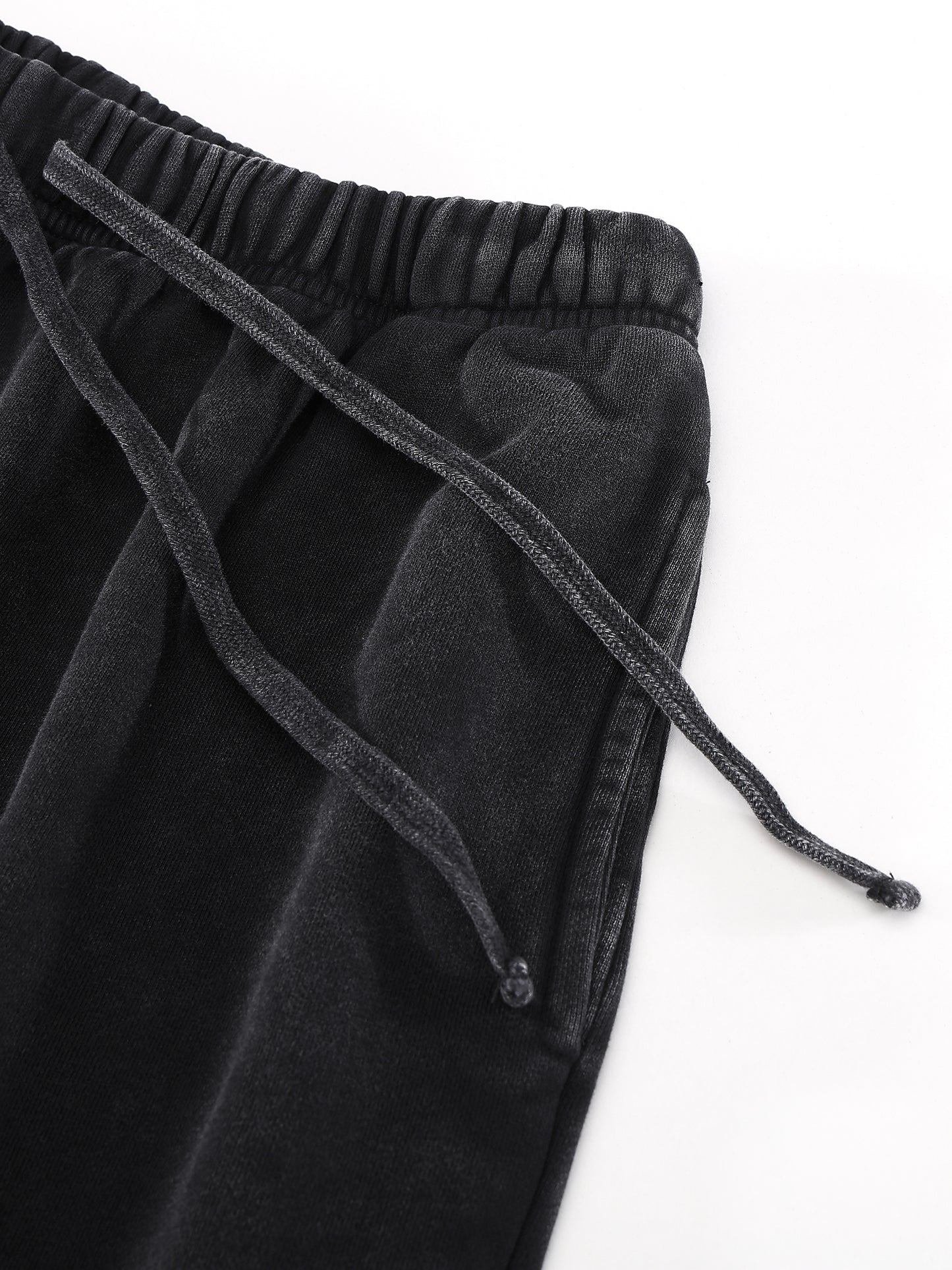 acid washed raw hem shorts