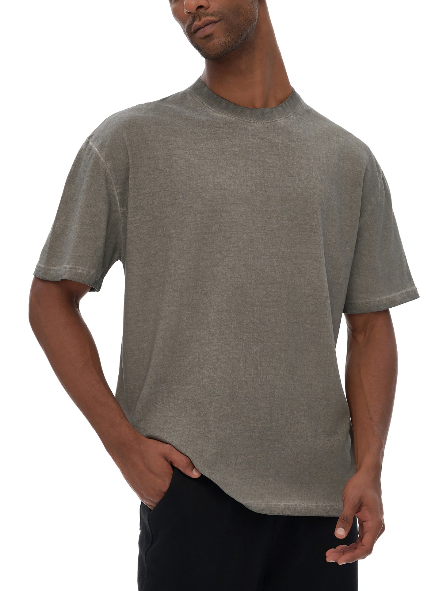 dirty wash oversized t-shirt 260 gsm