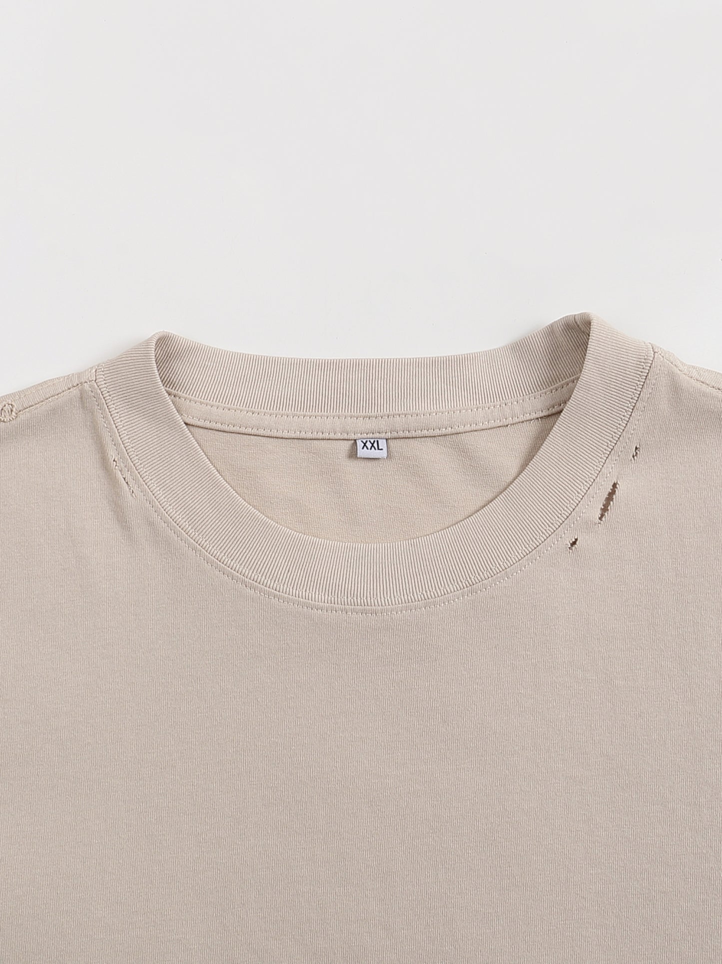 classic frayed boxy tee 250 gsm