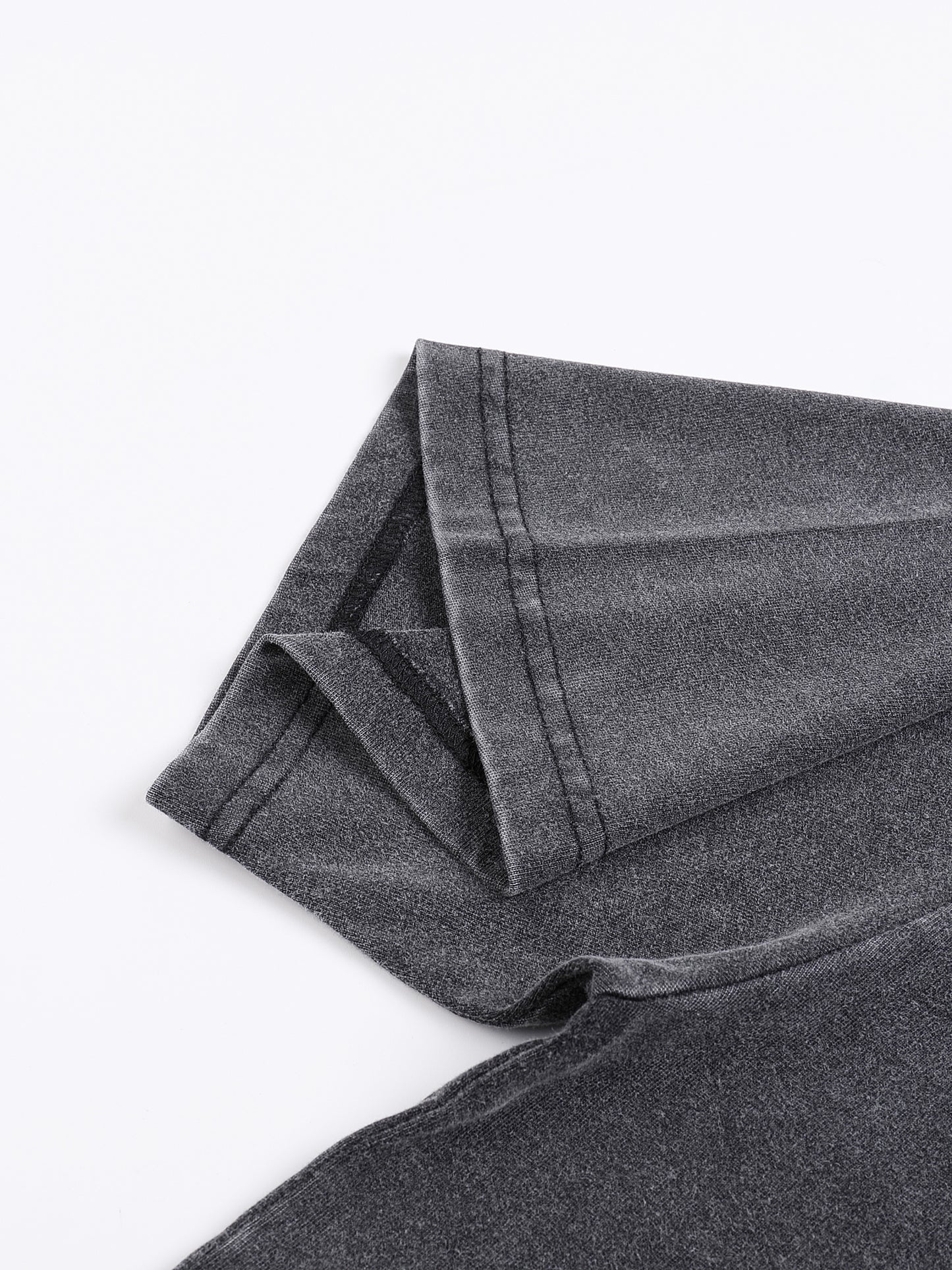 vintage washed loose fluffy t-shirt