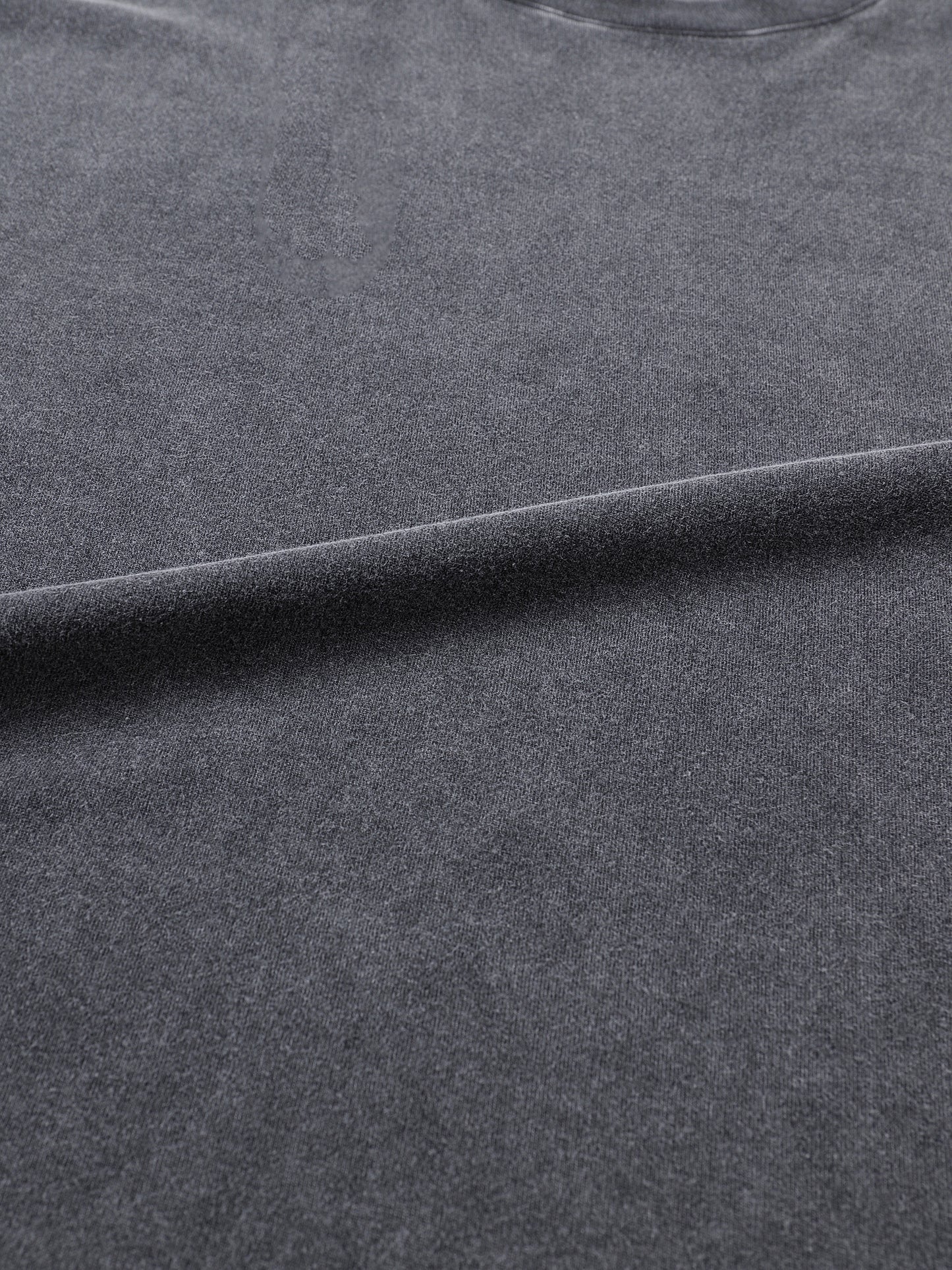 vintage washed loose fluffy t-shirt