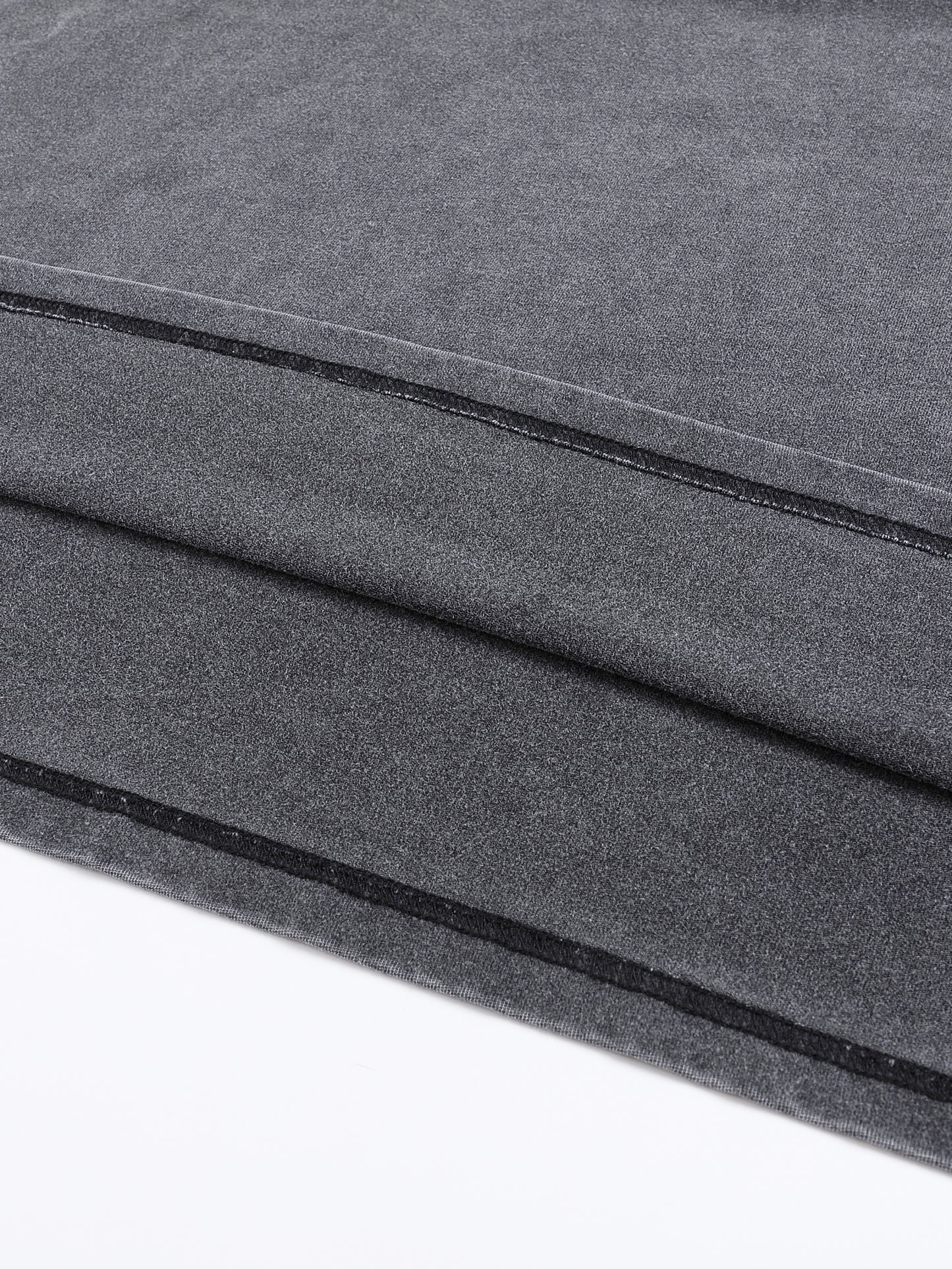 vintage washed loose fluffy t-shirt