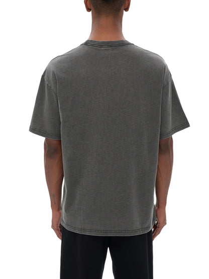 Vintage Washed Loose Fluffy T-Shirt