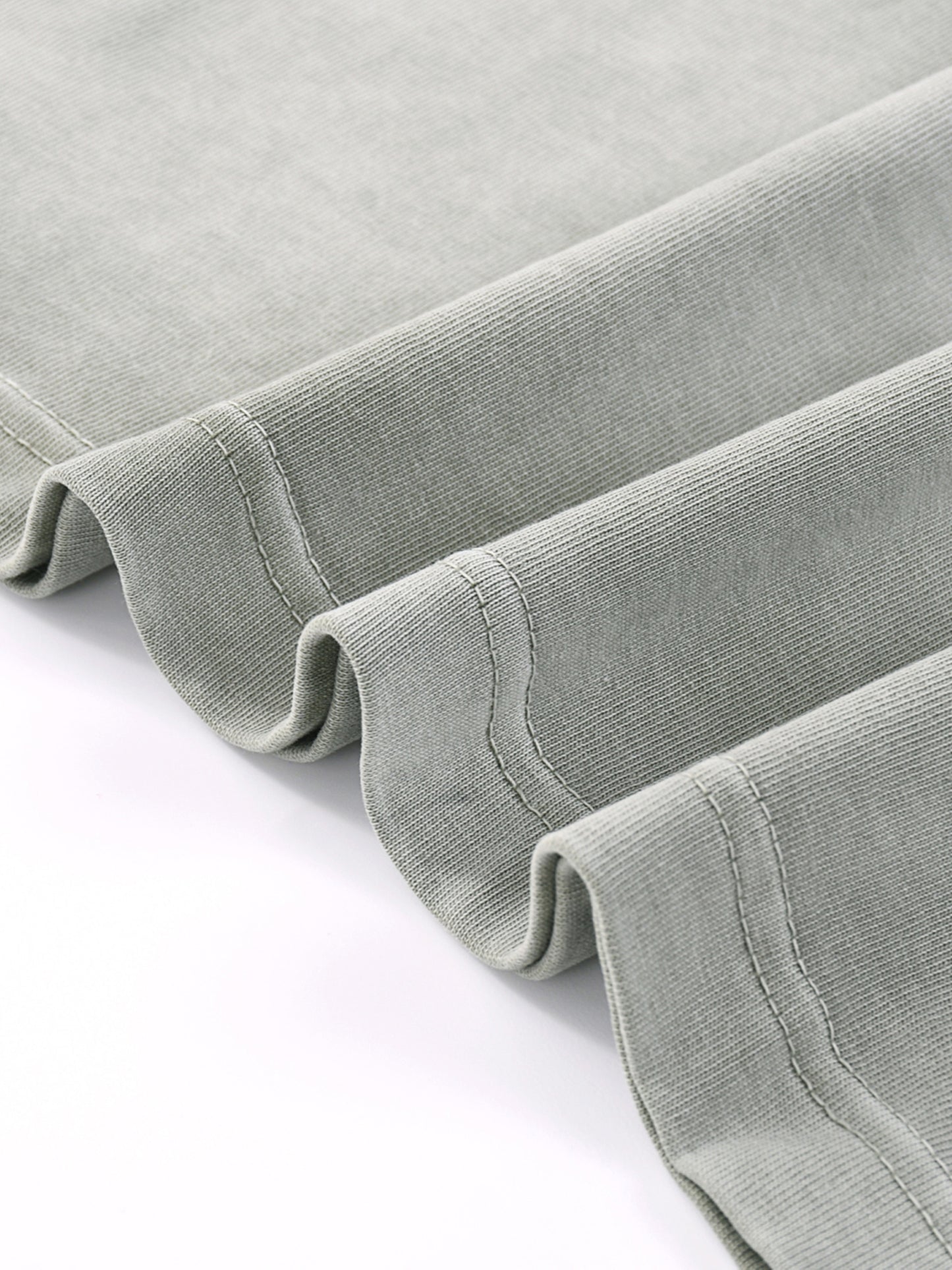 “i” shape gradient washed t-shirt