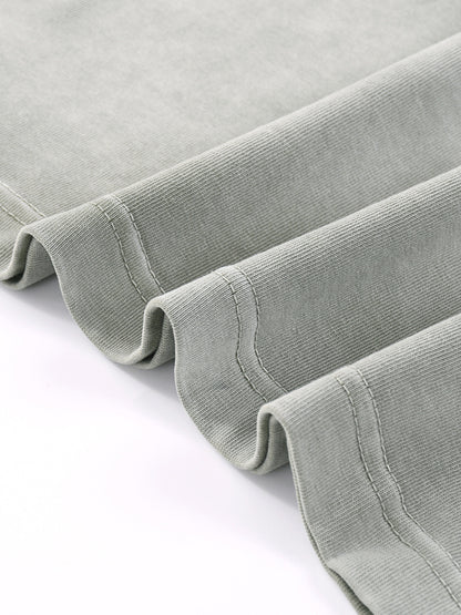 “I” Shape Gradient Washed T-Shirt