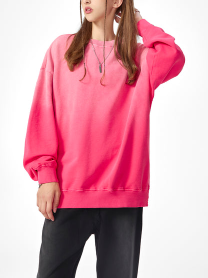 Sunfade Drop-Shoulder Cotton Sweatshirt