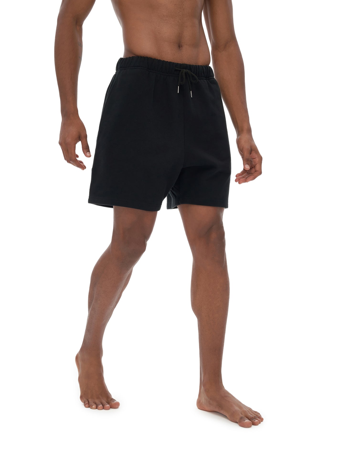heavyweight fleece loose fit shorts