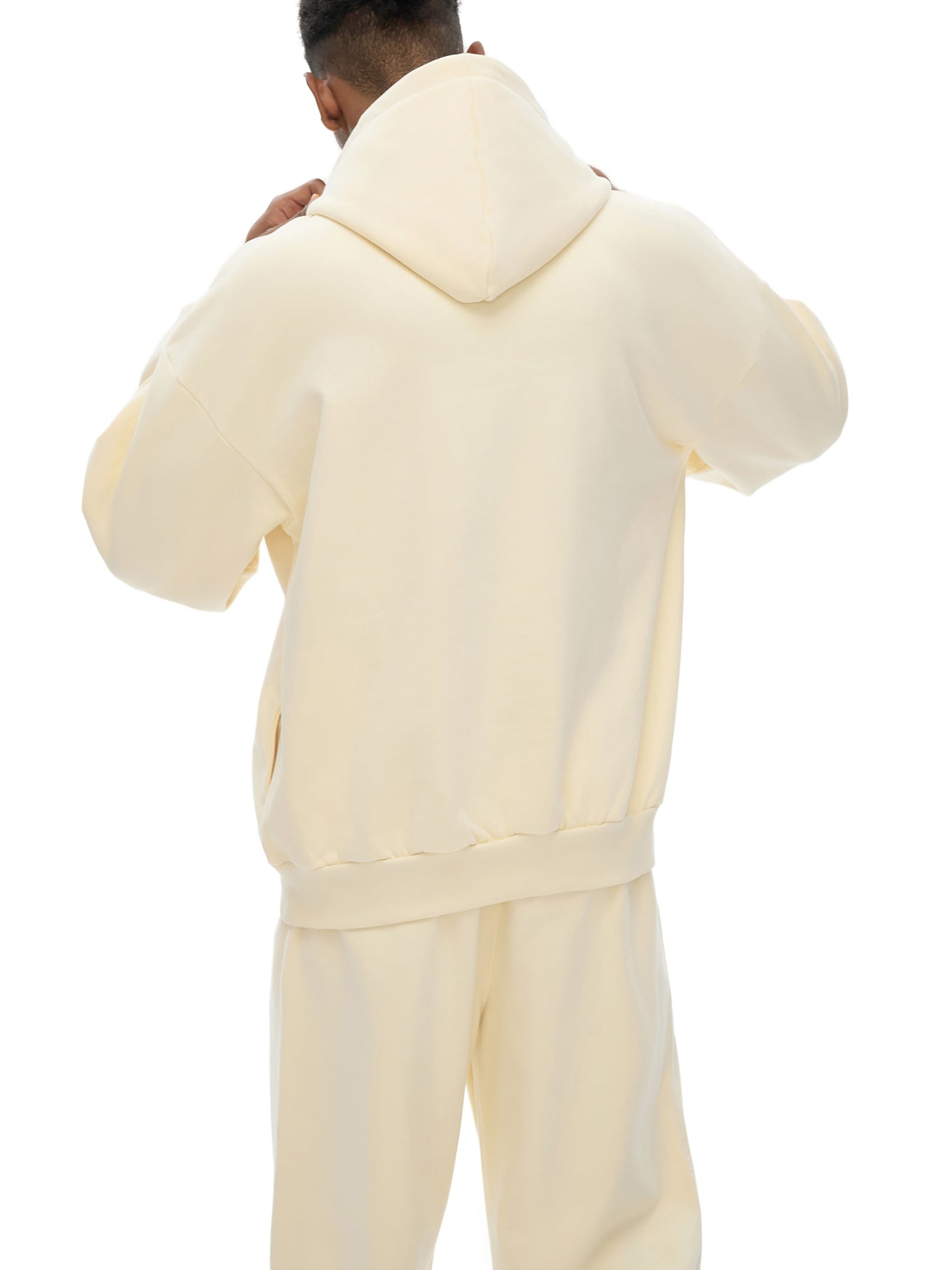 heavyweight hidden pocket fleece hoodie