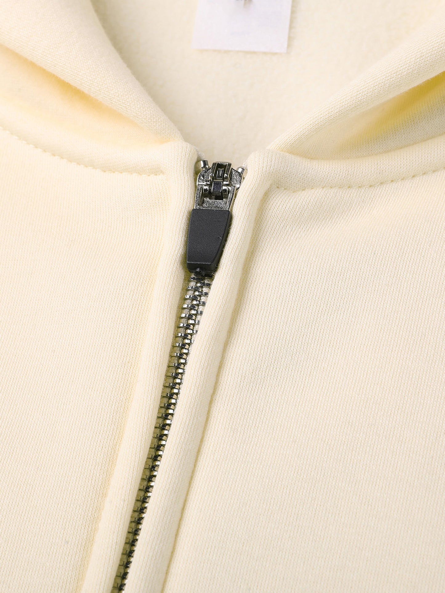 essential zip-up fleece hoodie