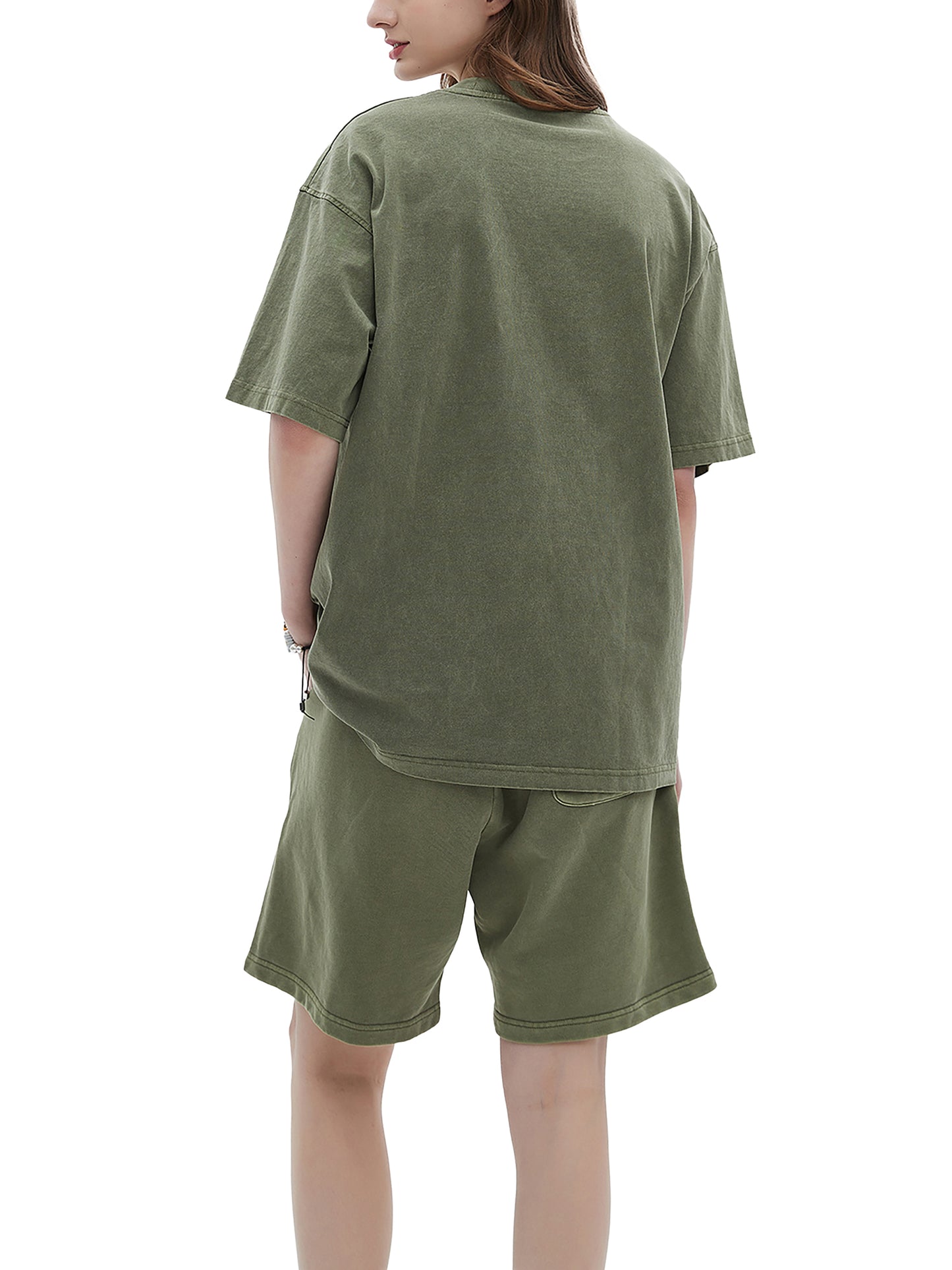 enzyme washed t-shirt