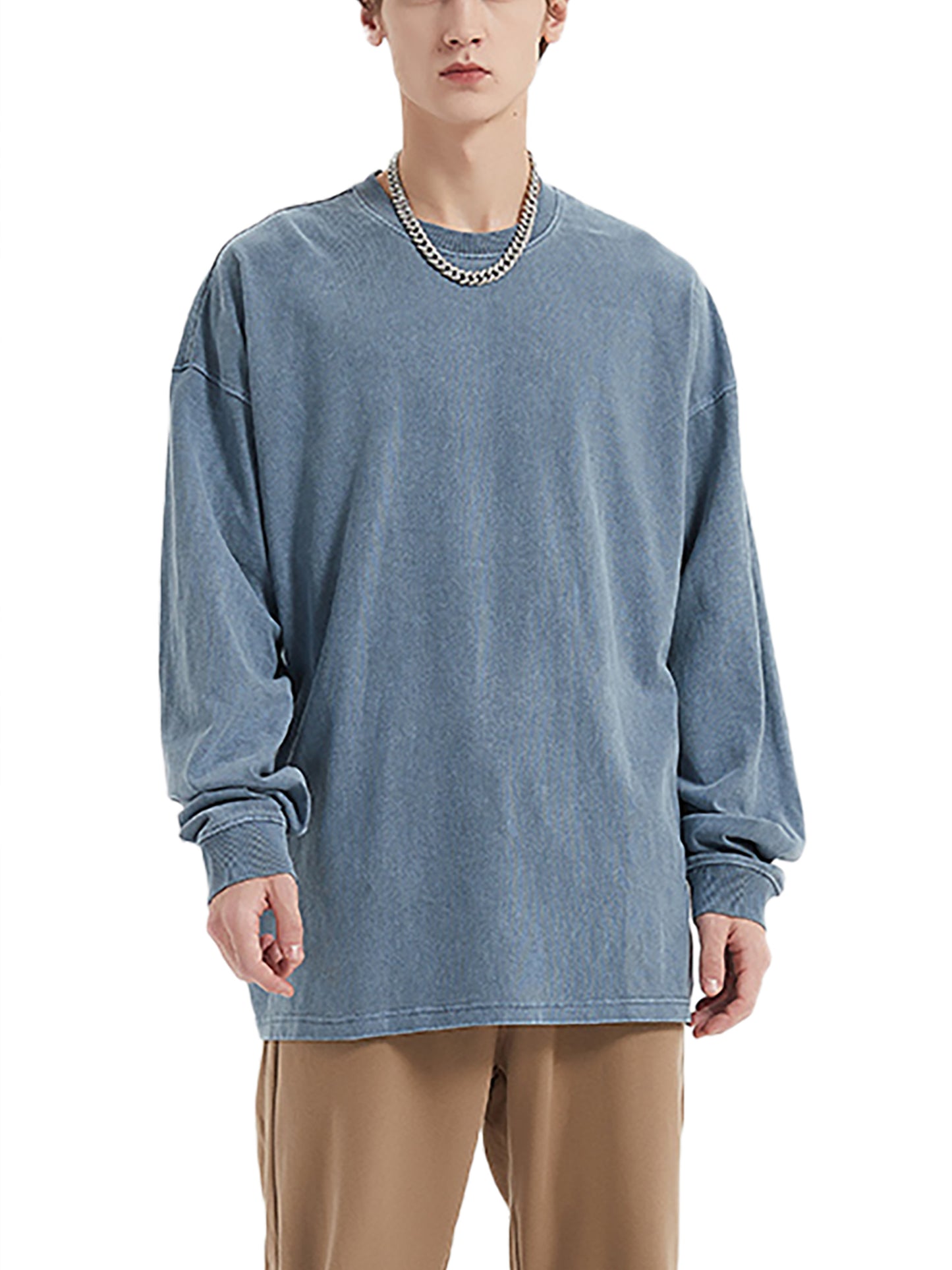 vintage washed long sleeve t-shirt