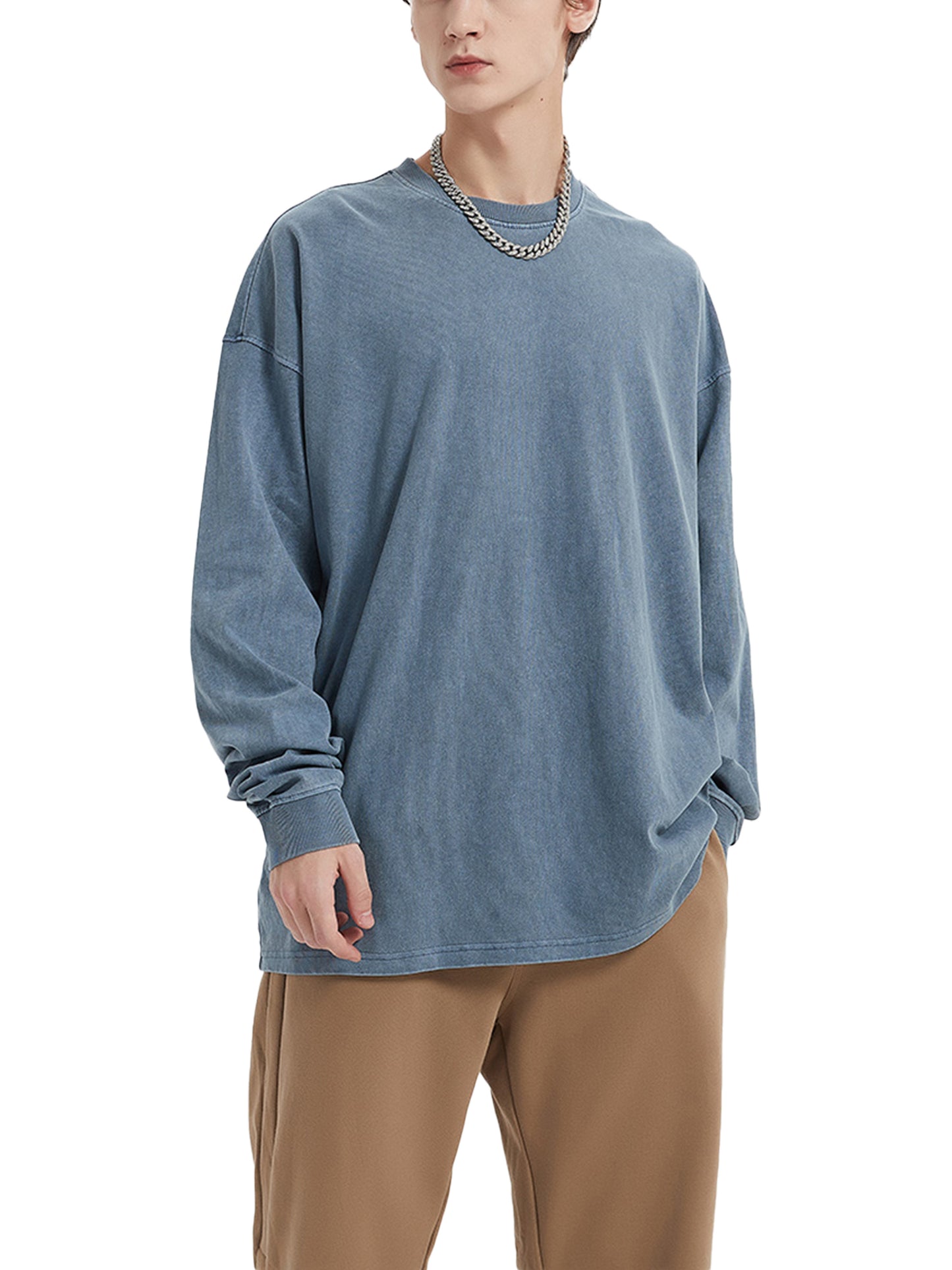 vintage washed long sleeve t-shirt