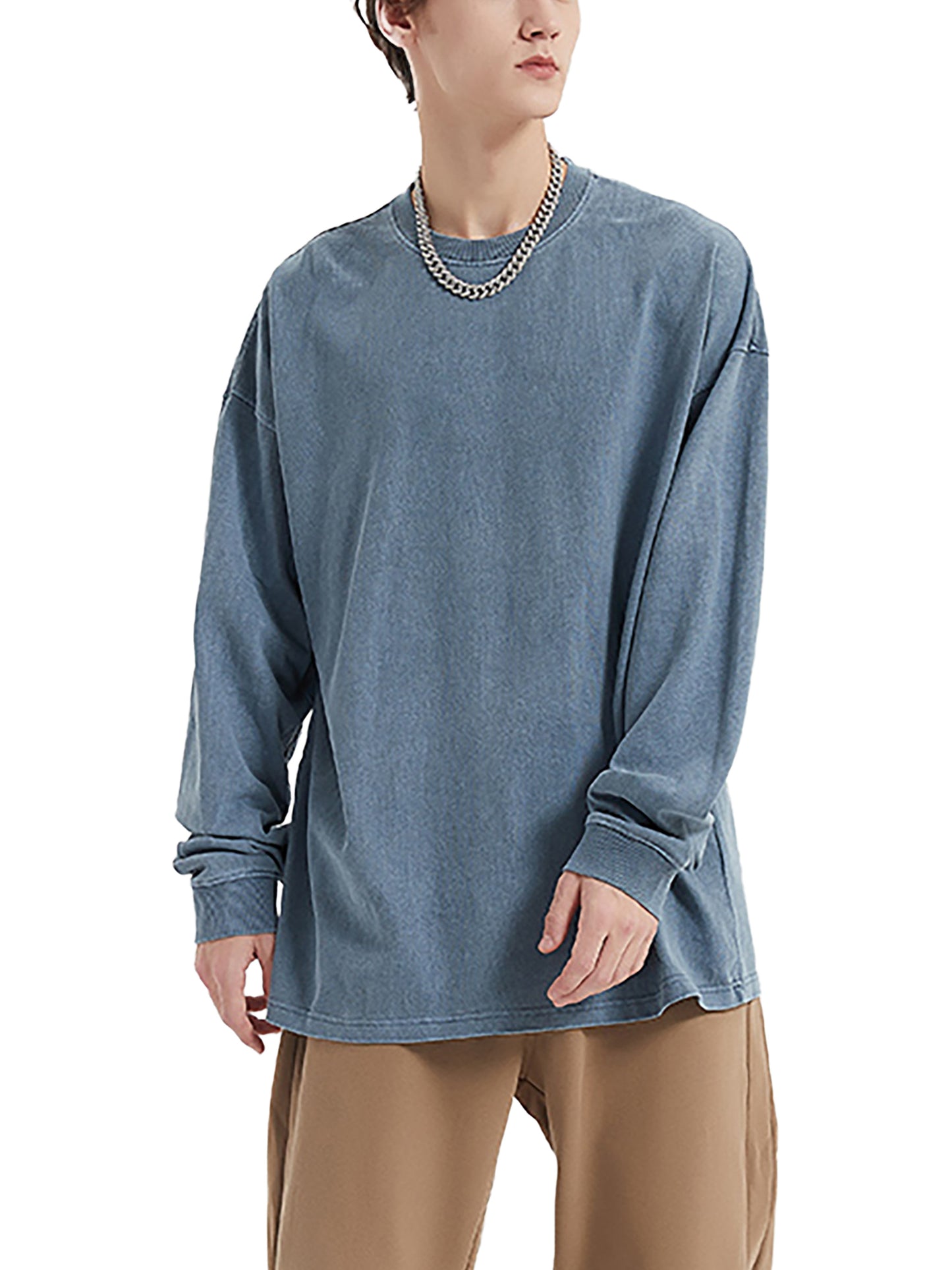 vintage washed long sleeve t-shirt