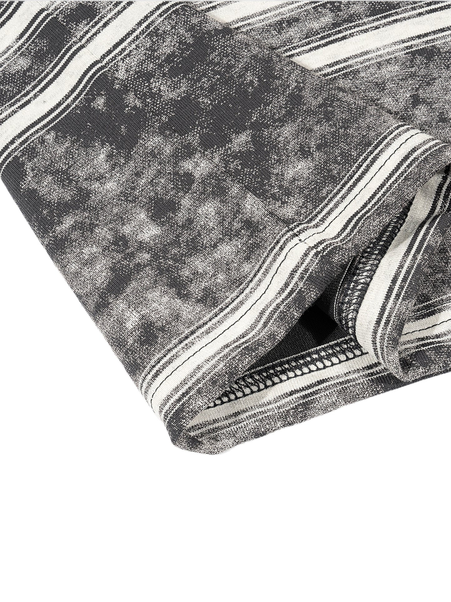 acid washed striped boxy t-shirt