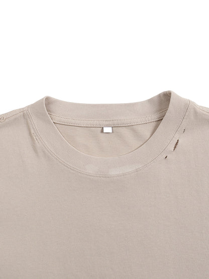 Classic Frayed Boxy Tee