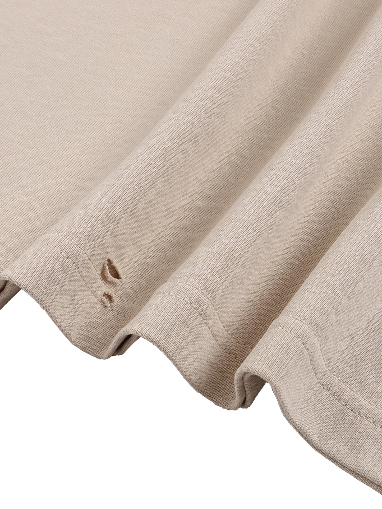 classic frayed boxy tee