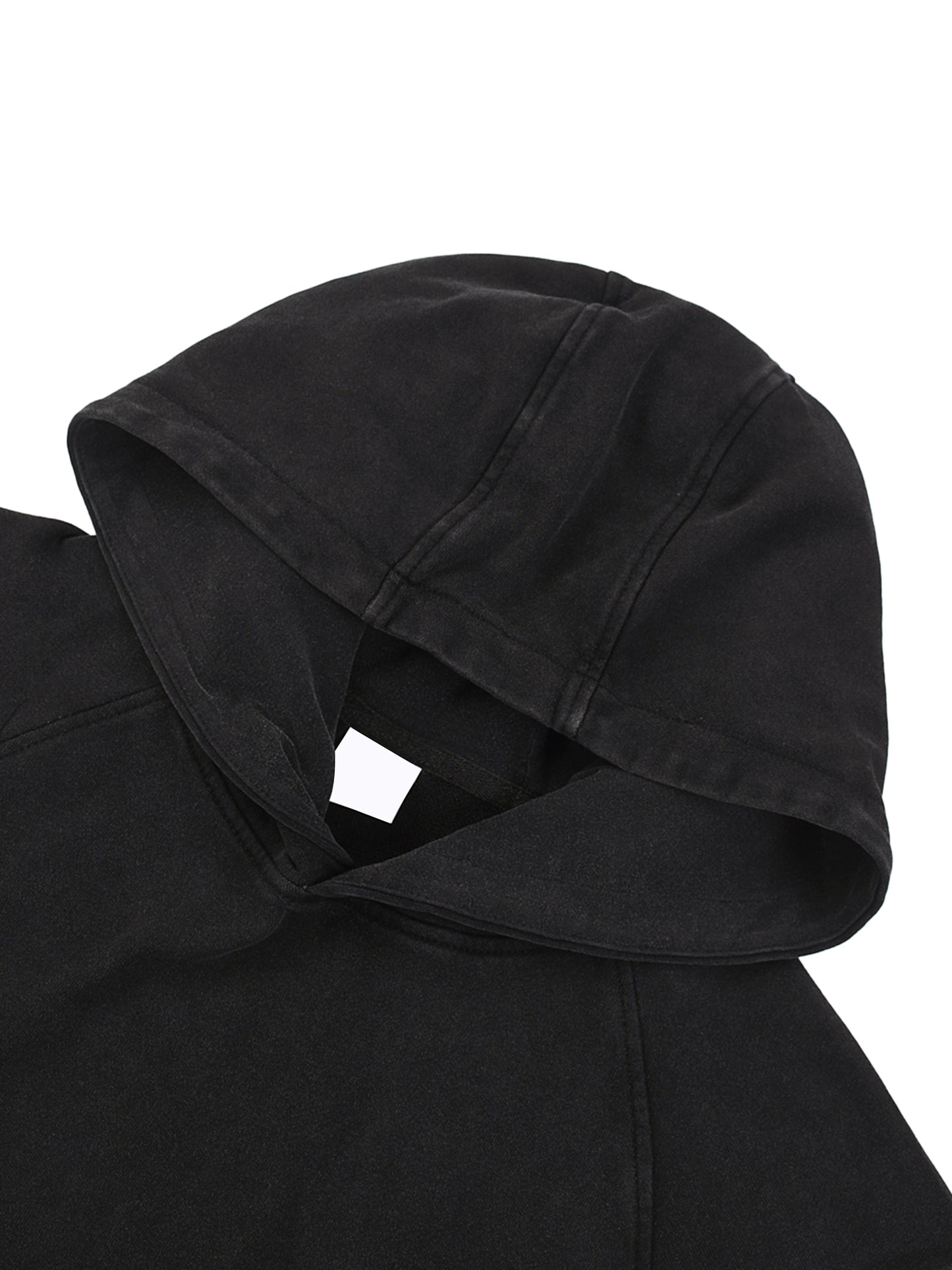 acid washed sleeveless hoodie