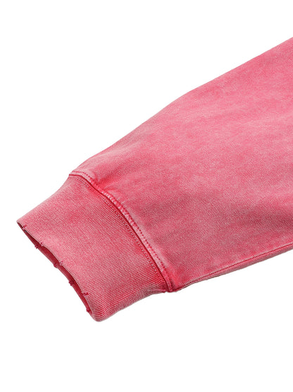 Acid Washed Frayed Edge T-Shirt