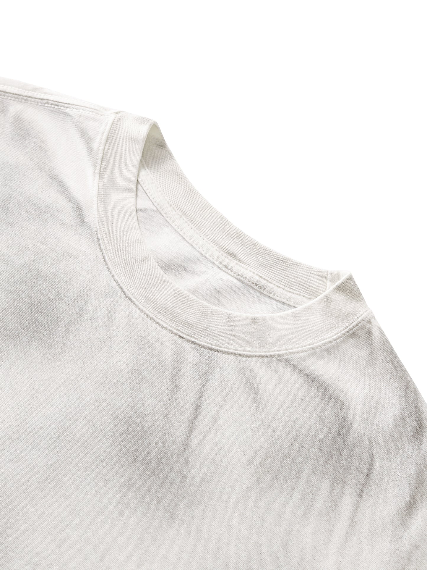 dirty washed loose t-shirt