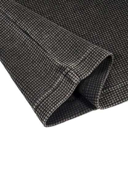 Textured Waffle Washed Boxy T-Shirt