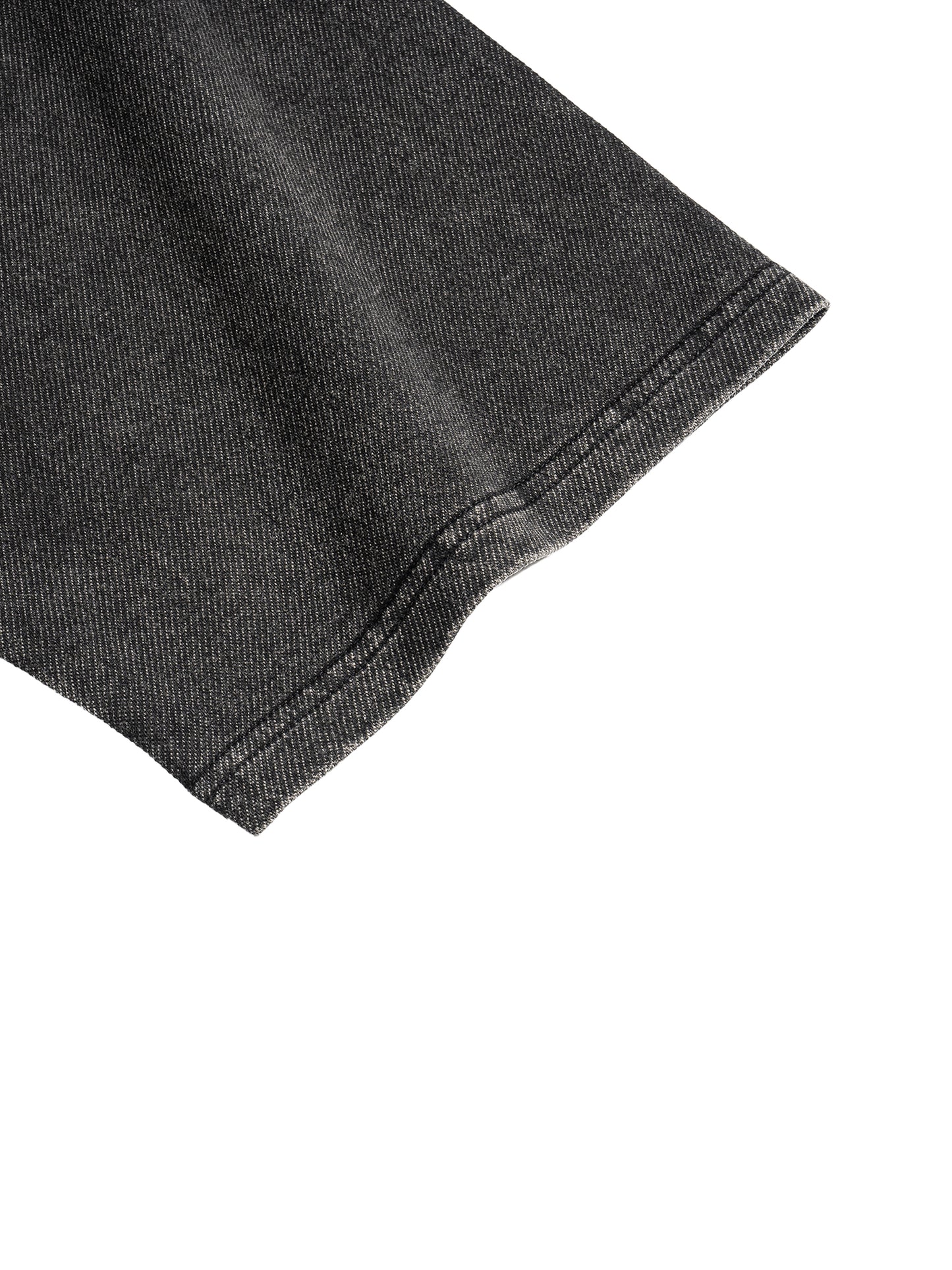 acid washed hooded boxy t-shirt