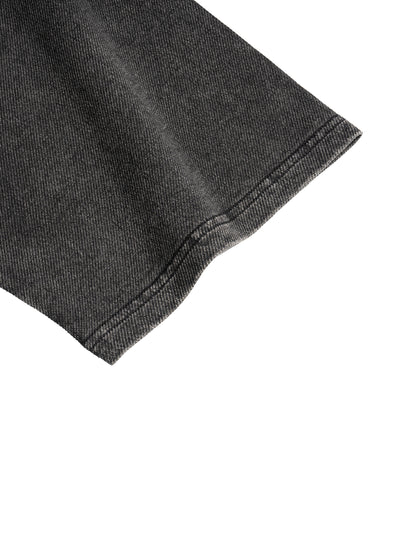 Acid Washed Hooded Boxy T-Shirt