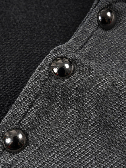 Vintage Washed Zip-Up Hooded Tank Top