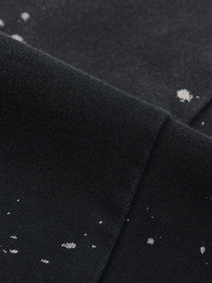 Hand-Frayed Sunfade Paint Splatter T-Shirt