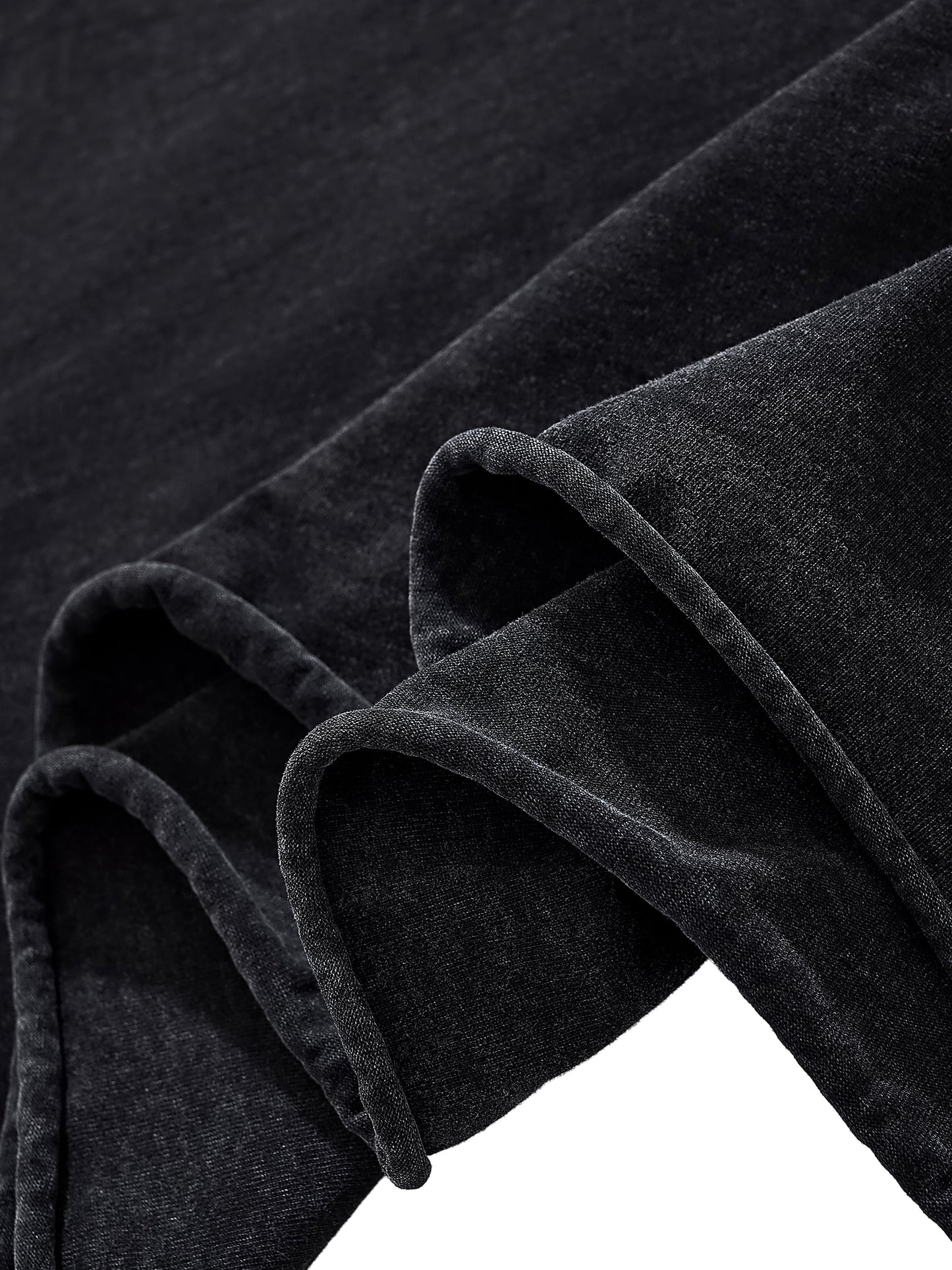 raw edge acid washed boxy t-shirt