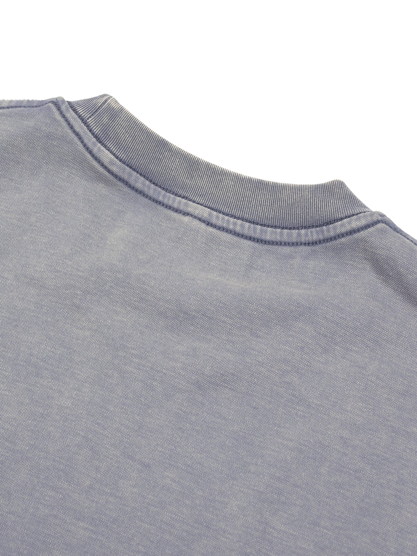 bamboo slub acid washed t-shirt