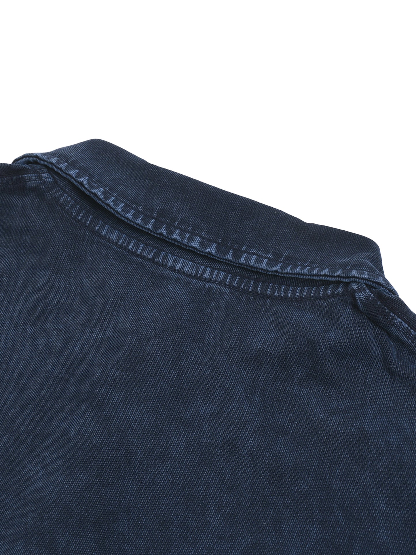 heavyweight acid-washed polo t-shirt