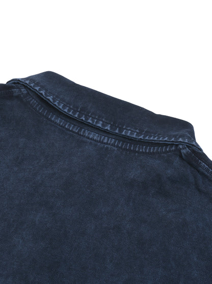 Heavyweight Acid-Washed Polo T-Shirt