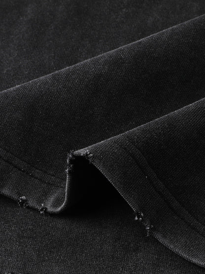 Heavyweight Vintage Washed Frayed T-Shirt