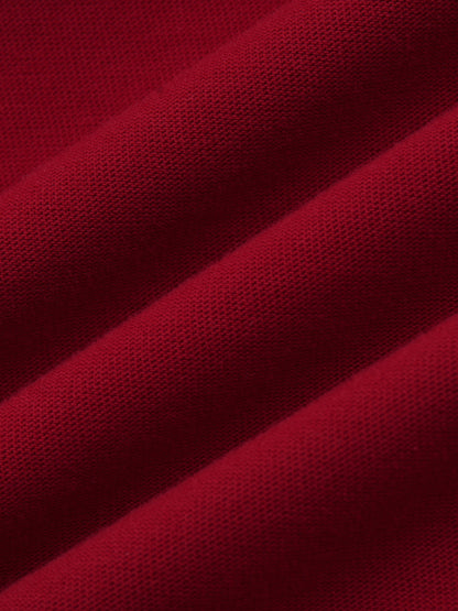 Contrast Panel Cotton T-Shirt