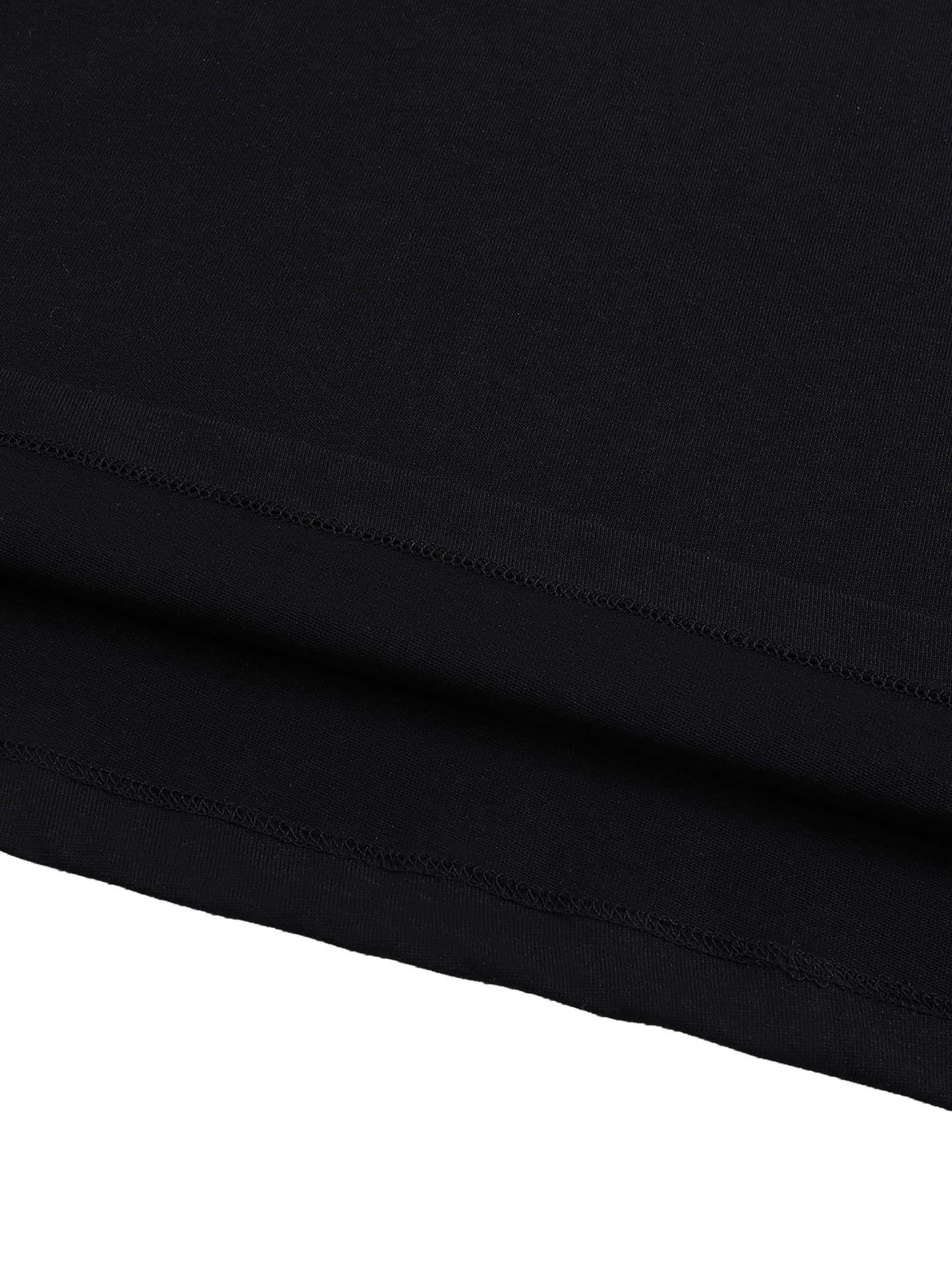 raw edge cotton tank top