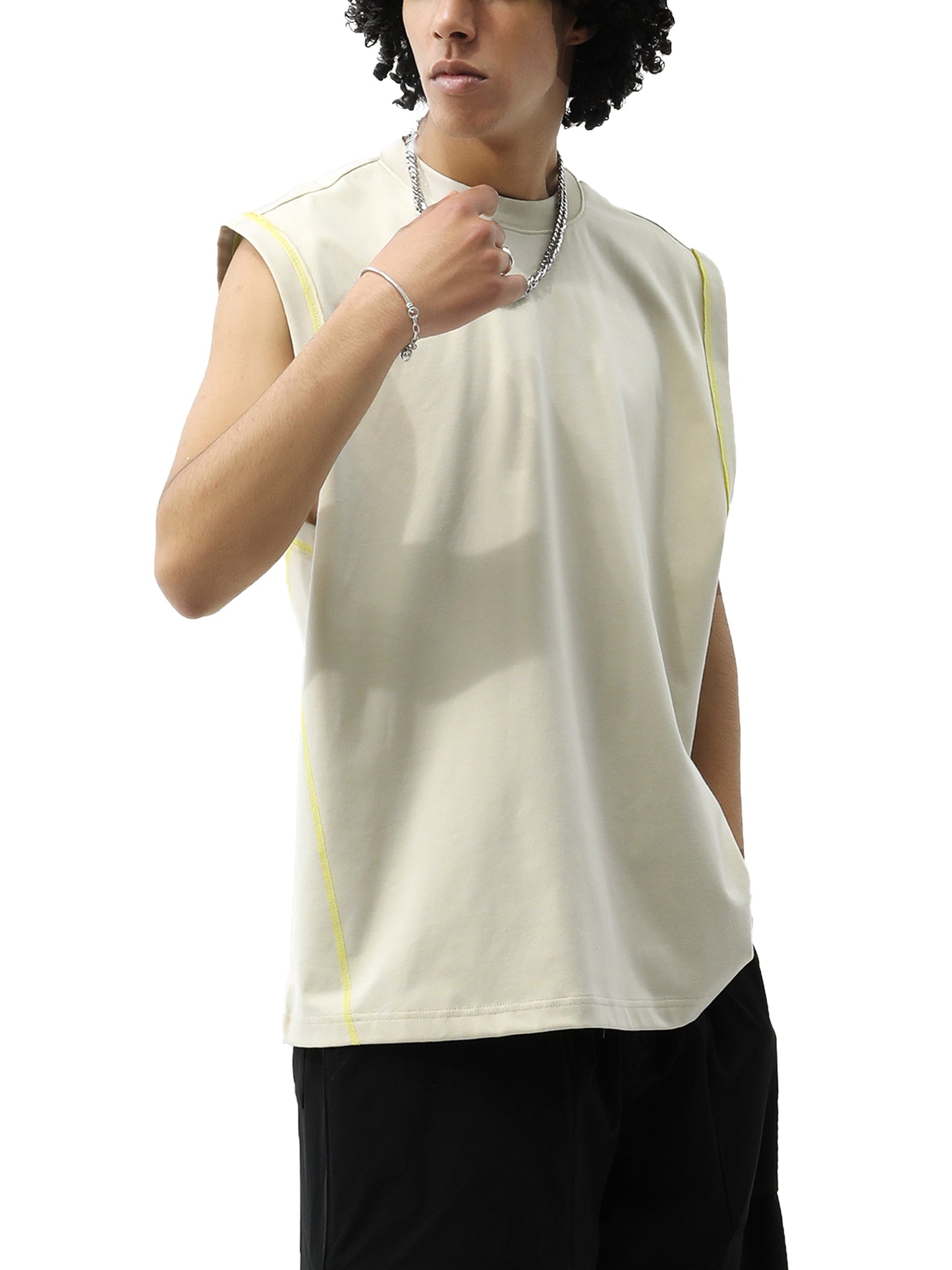 contrast panel cooling performance tank top