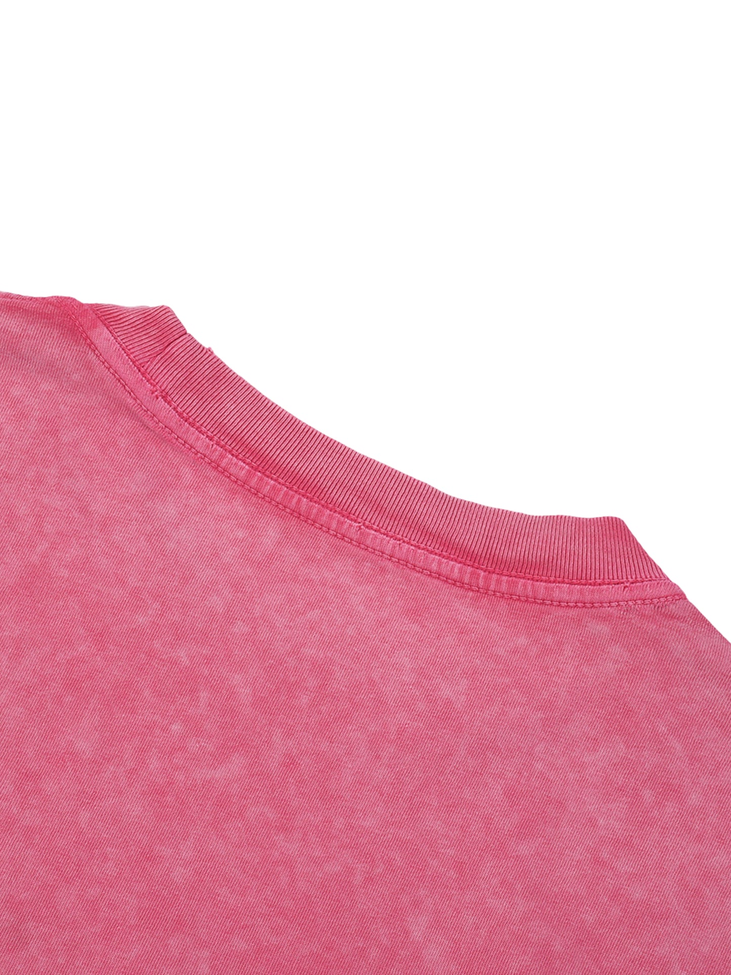 acid washed frayed edge t-shirt