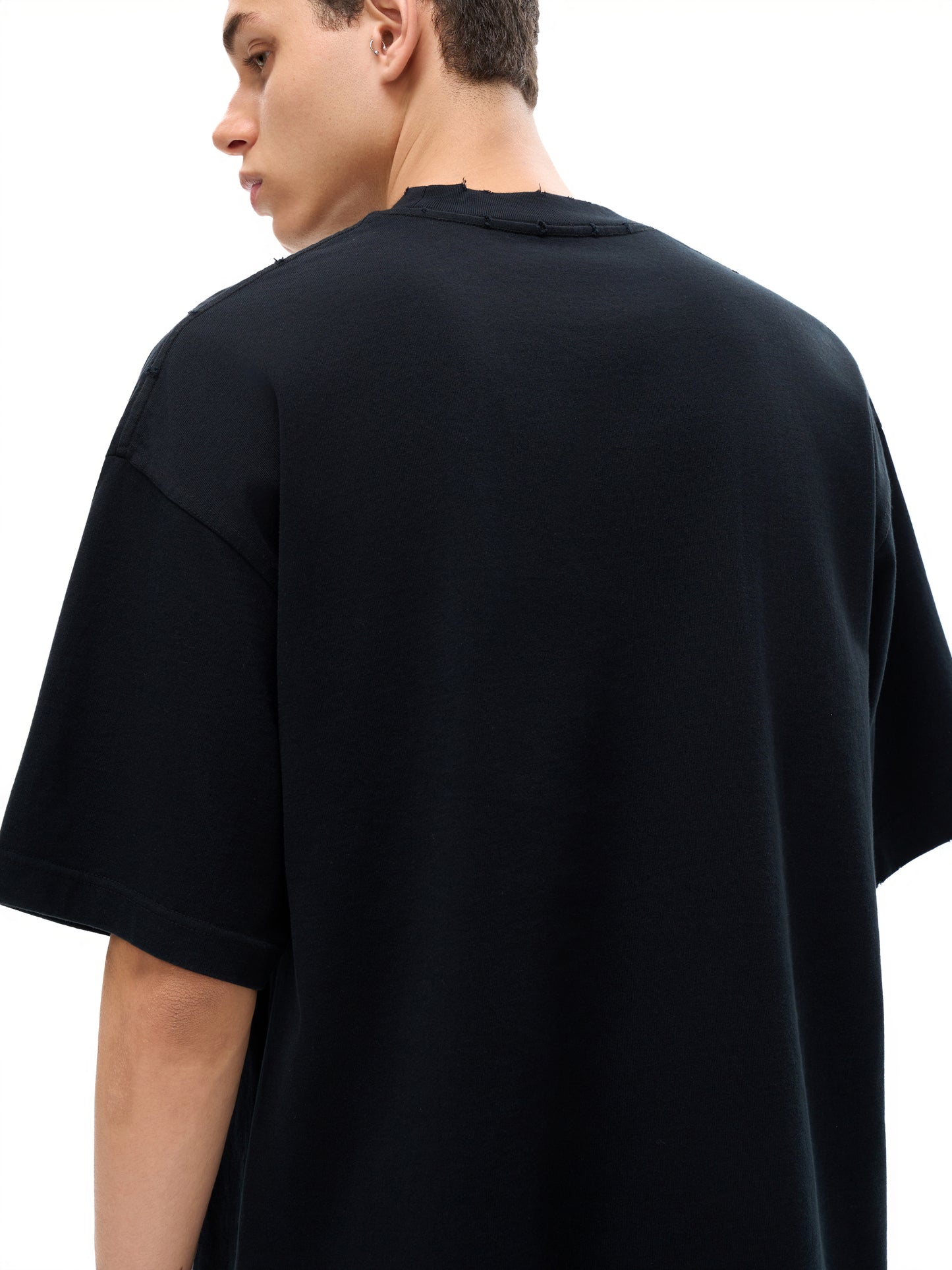 heavyweight hand-frayed t-shirt