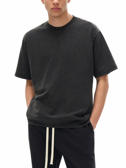 Bamboo Slub Acid Washed T-Shirt