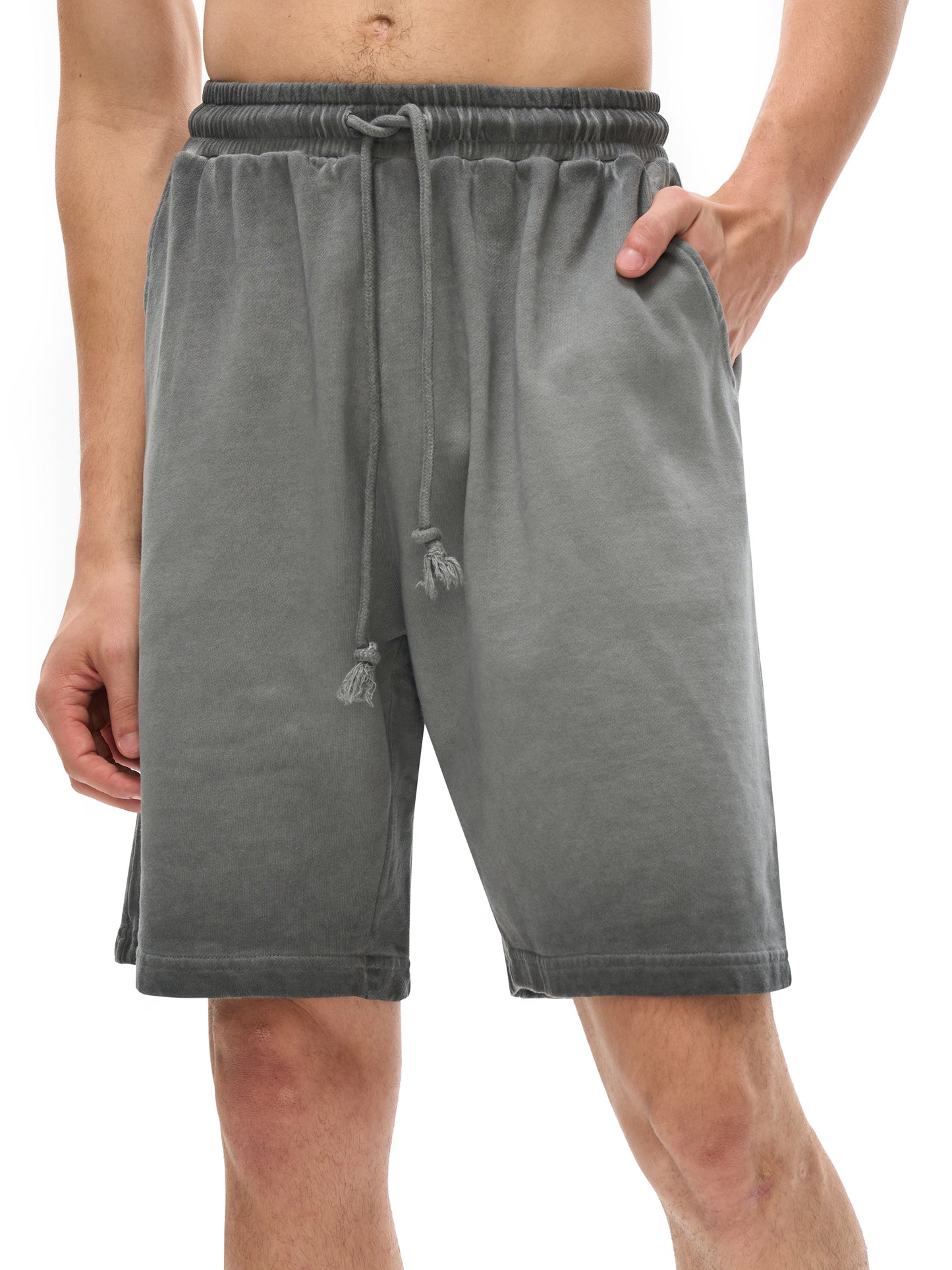reverse dyed sweatshorts