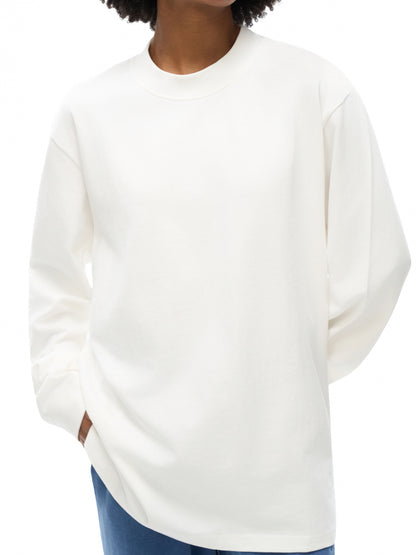 Essential Non-Shrink Mock Neck Sweatshirt