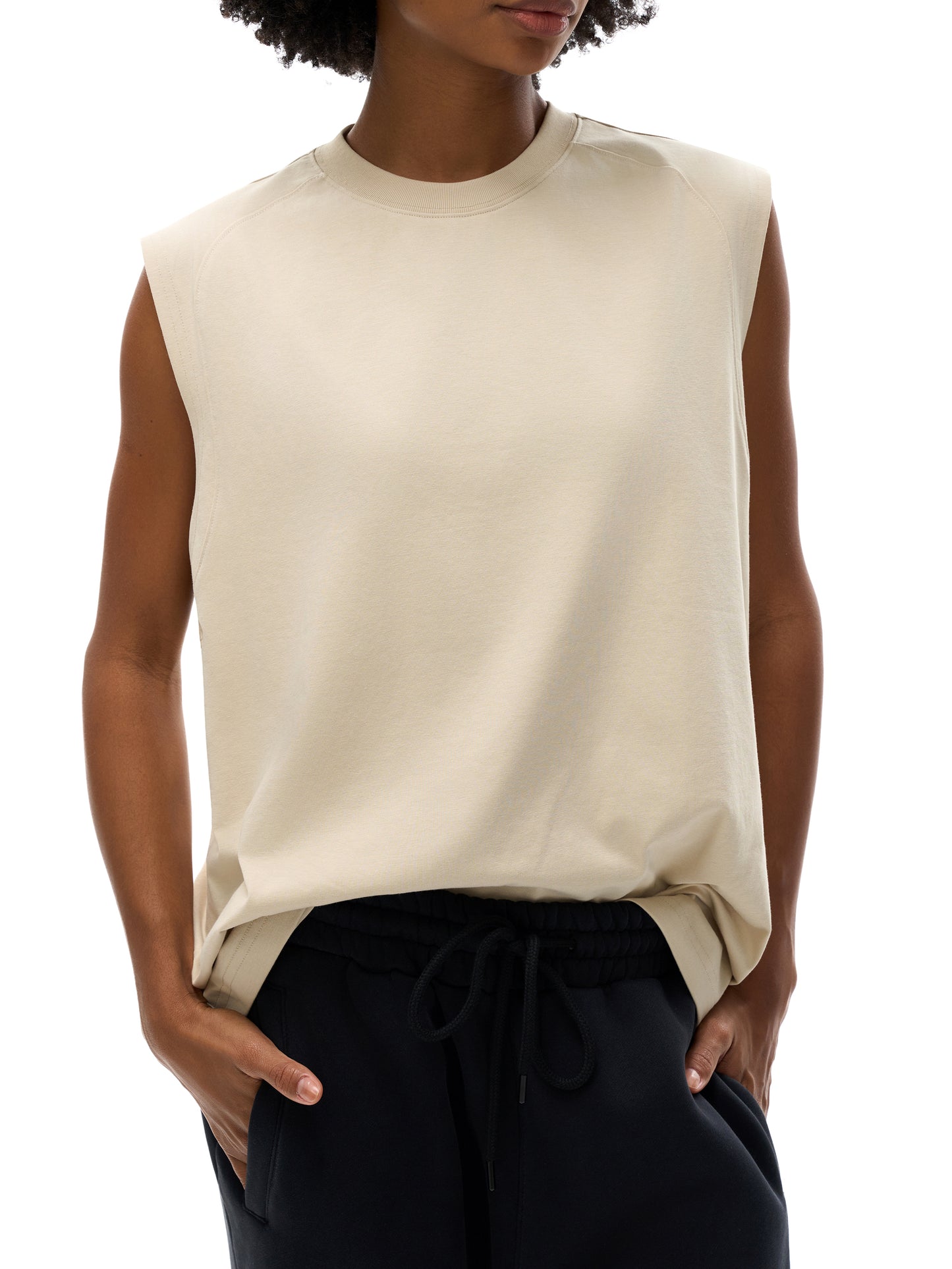 sorona quick-dry cooling tank top