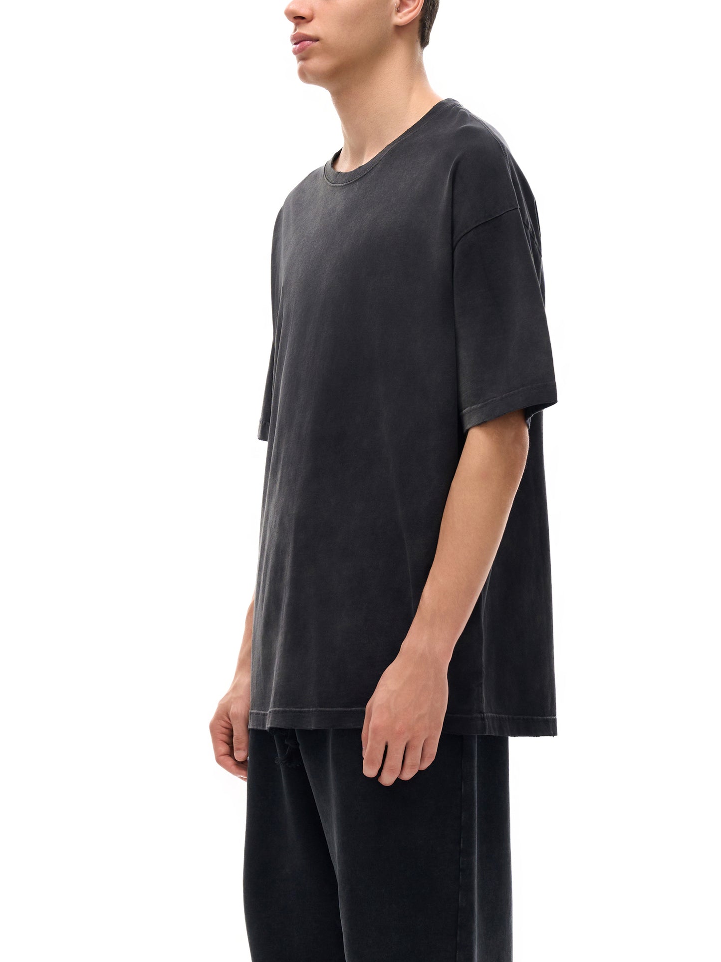 vintage washed hand-frayed t-shirt