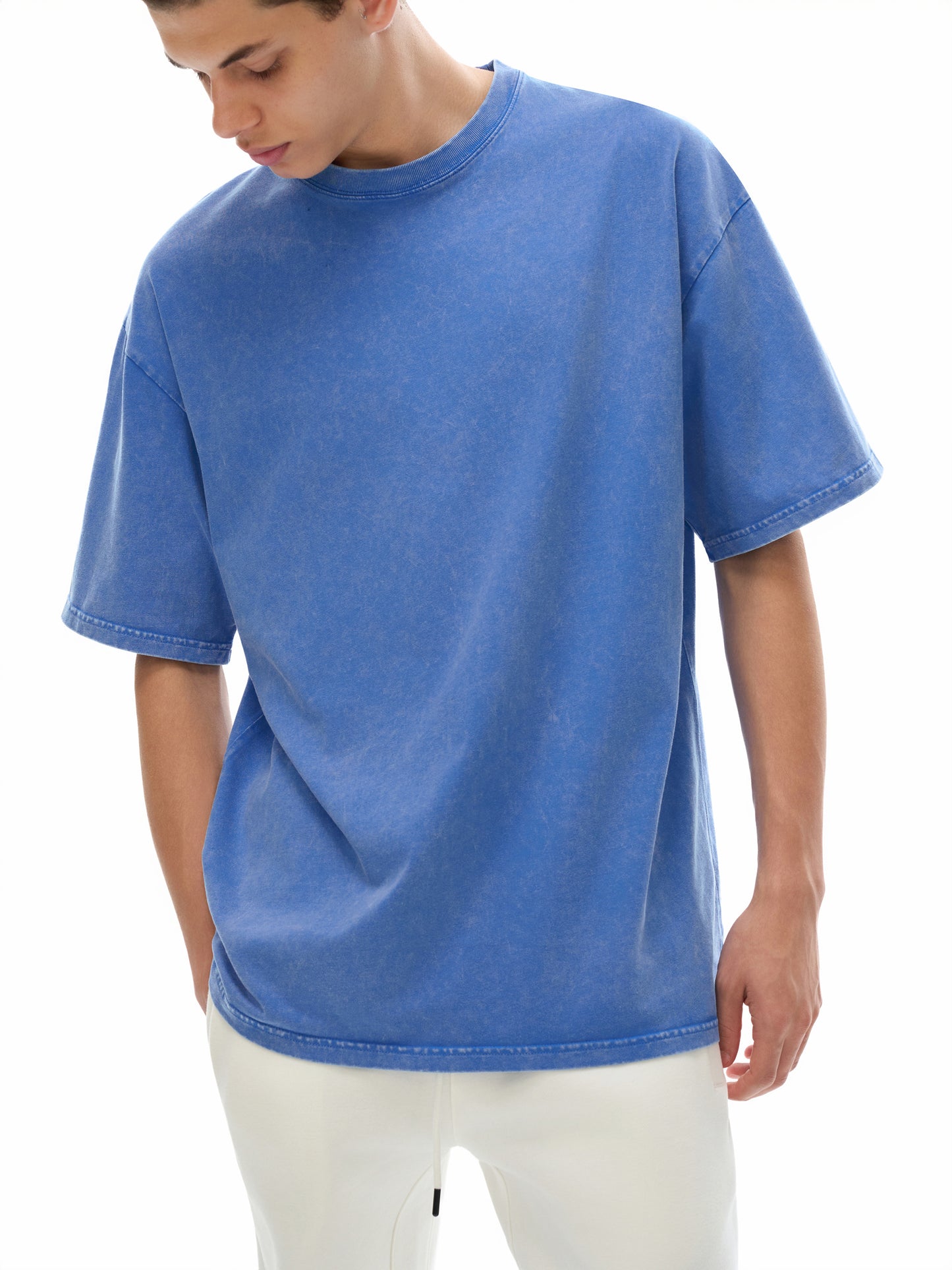 acid washed oversized cotton t-shirt