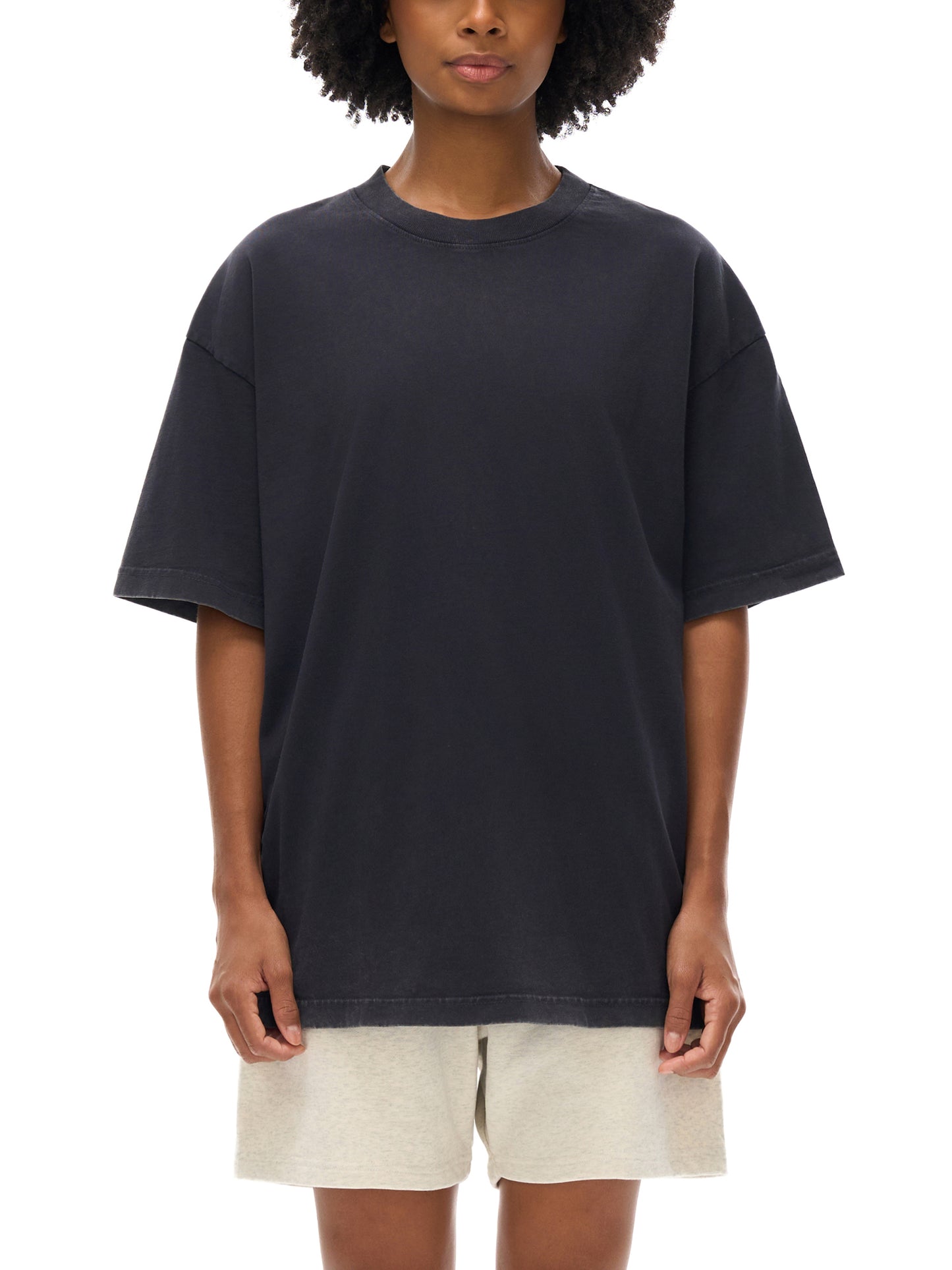reverse dyed loose cotton t-shirt