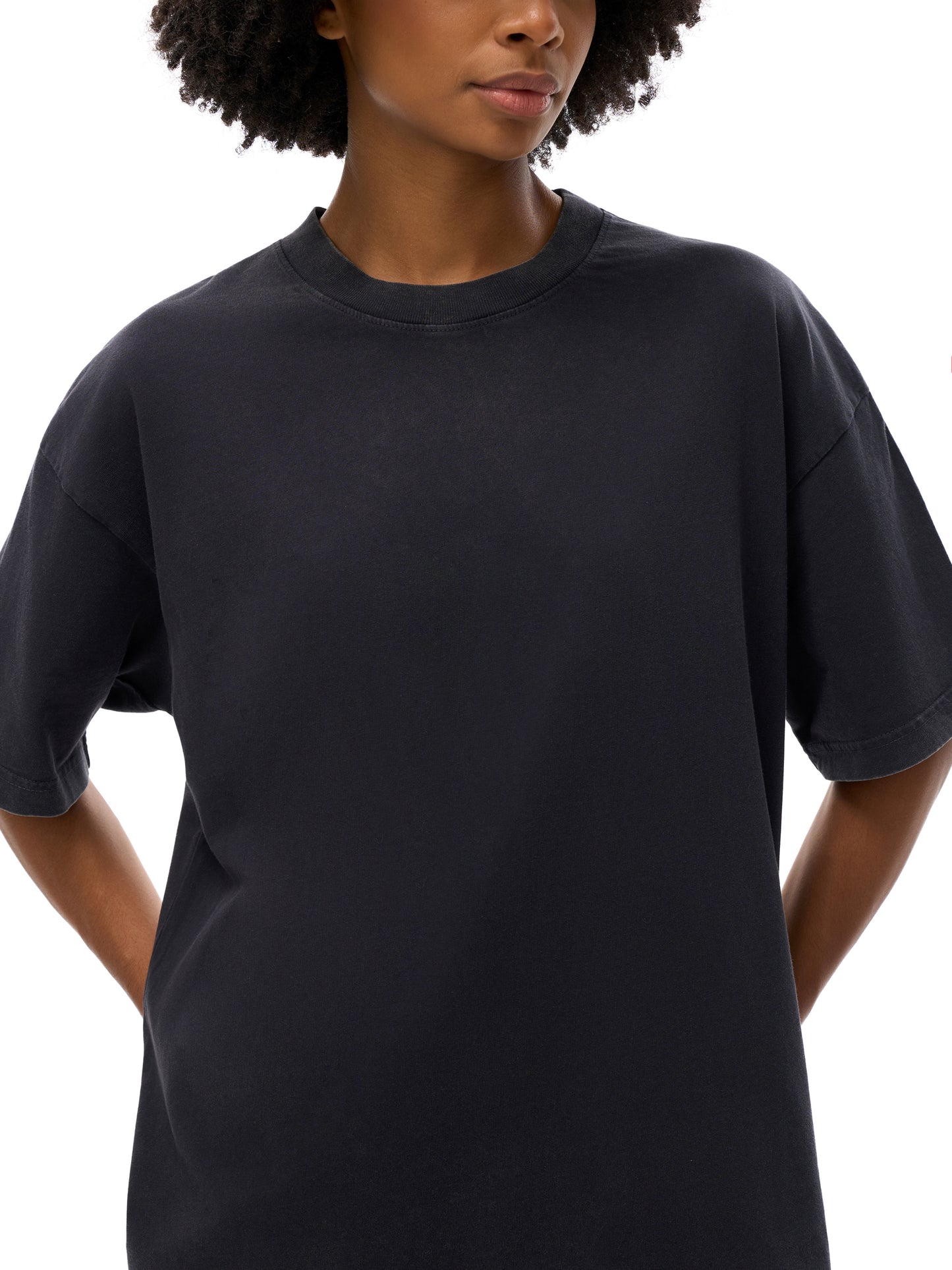 reverse dyed loose cotton t-shirt